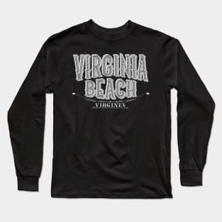 Vintage Virginia Beach, VA Long Sleeve T-Shirt